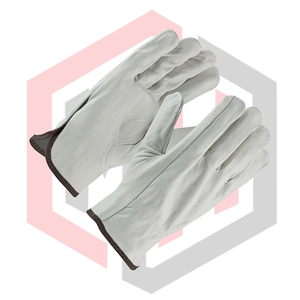 Guantes de Seguridad de Cuero Vacuno para Conductor, Resistentes a Desgarros, Transpirables, Antiestáticos, Antideslizantes y Anticorte para Uso en Construcción - Product Image 2