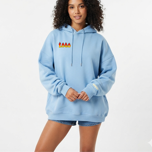 Sudaderas de alta calidad para mujer, estilo urbano, con logo personalizado impreso, sudadera de algodón con forro polar, manga larga, para otoño. - Product Image 4