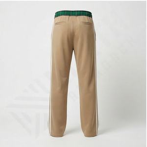 Fabricant de gros Pantalon de survêtement à double taille et à jambes larges Pantalon à rayures latérales Pantalon de survêtement pour hommes Pantalon de travail Pantalon d'hiver - Product Image 3