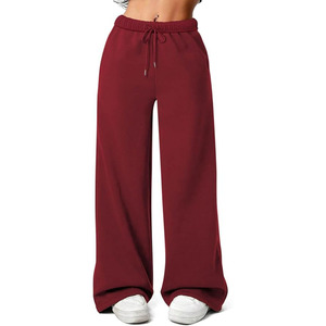 <b>Ladies</b> Cotton Sweatpants Custom Logo Embroidered Joggers Gym Workout Fitness Active Sports Casual <b>Lounge</b> Wear Manufacturer - Product Image 2
