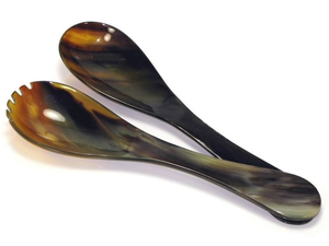 Nuevo Juego de Cucharas de Servir de Cuerno de Búfalo, Juego de 2 Piezas, Fabricante Indio, Juego de Cucharas de Cuerno de Búfalo Ecológicas - Product Image 4