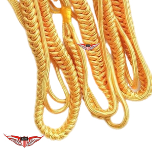 Aiguillette tressée allemande pour défilé, cordon d'épaule allemand avec embout en laiton - Product Image 2