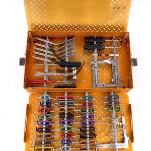 Système d'opérations cervicales Farhan Co Shadow Line, instruments de chirurgie vertébrale, ensemble complet de 10 pièces, en acier inoxydable, réutilisable et stérilisable - Product Image 1