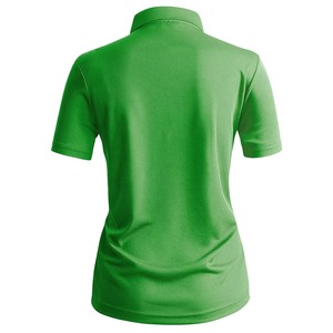 เสื้อโปโลคอปกตัดสีสำหรับผู้หญิง เสื้อโปโลชายเสื้อผ่าข้างสำหรับผู้หญิง เสื้อโปโลชายเสื้อโค้งสำหรับผู้หญิง เสื้อโปโลทรงยาวสำหรับผู้หญิง - Product Image 2