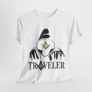 เสื้อเชิ้ตโลโก้หน่วยงานเมสัน ลายสี่เหลี่ยมและเข็มทิศ เสื้อยืดวินเทจสำหรับผู้ชาย คุณภาพสูง ผลิตตามสั่ง เสื้อแขนสั้น - Product Image 4