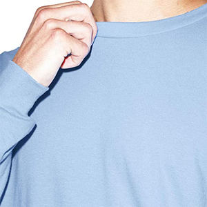 Camiseta Personalizada de Manga Larga para Hombre, Cuello Redondo, Algodón, OEM ODM, Ropa Básica al por Mayor - Product Image 2