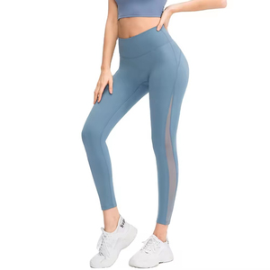 New Arrival High Quality Women's <b>Flared</b> Bell Bottom <b>Leggings</b> 100% Cotton/Bamboo Fiber Breathable Seamless Elastic Waist Workout - Product Image 2