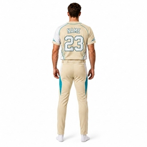 Ensemble Maillot et Pantalon de Baseball Personnalisé pour Homme – Tenue de Sport Sublimée Entièrement Boutonnée pour Équipe – Vêtements de Performance OEM Marque Privée Vente en Gros - Product Image 2