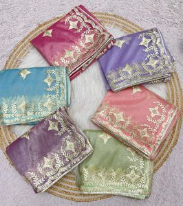 Sari de Tela Suave con Diseño Exclusivo, Blusa Elegante, Estilo Étnico Moderno, Última Tendencia India, Ropa Modesta para Fiestas - Product Image 1