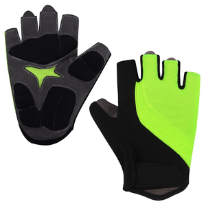 Guantes de Ciclismo Transpirables de Medio Dedo de Poliéster y Nailon de Alta Calidad, Antideslizantes, Unisex, para Mano Izquierda y Derecha, Antichoque - Product Image 3
