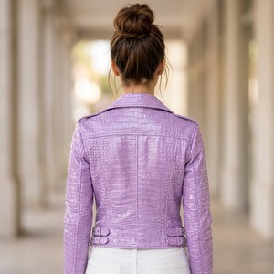 <b>Leather</b> Spot for <b>Leather</b> <b>Jacket</b> Genuine <b>Leather</b> Handmade Biker Style Luxury Fully Customized <b>Winter</b> Silk Lining - Product Image 3