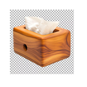 Boîte à mouchoirs en bois massif personnalisable en couleur et design, accessoire de cuisine et de comptoir de style farmhouse à votre budget - Product Image 2