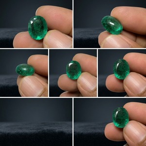 Piedra Preciosa Suelta de Zambia 100% Natural, Forma Ovalada, 6.70 Quilates, Calidad Premium, Color Verde, para Joyería - Product Image 6