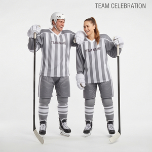 Tenue d'équipe de hockey sur glace de qualité supérieure, uniforme personnalisé pour les matchs de hockey sur glace, ensemble de maillots, uniforme professionnel de hockey sur glace - Product Image 4