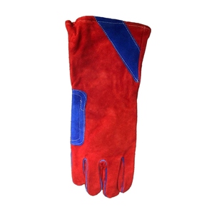 Gants de soudure en cuir de vachette de qualité supérieure, protection industrielle des mains, résistance au feu et à la chaleur, gants de barbecue - Product Image 3