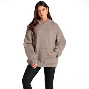 Sweat-shirt à capuche léger en polaire pour femme, style streetwear décontracté, vêtements de sport, fournisseur et fabricant en gros - Product Image 1