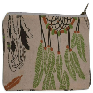 Bolsa de Maquillaje Mini de Algodón con Estampado Floral Personalizado para Mujer, Bolsa con Cierre Ecológica y Duradera, Bolsa de Regalo Simple y Personalizada - Product Image 2