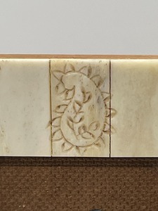 Handcrafted Carved Bone Inlay Photo Frame Luxury Decorative Picture Frame Floral Bone <b>Mosaic</b> Tabletop Display Frame Custom Hand - Product Image 4
