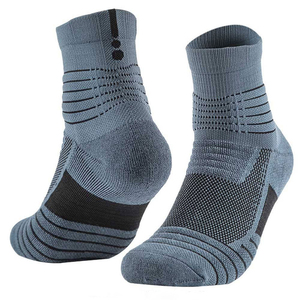 Chaussettes pour hommes en coton 100% respirant, colorées, décontractées, sportives, avec couleur et logo personnalisés pour adultes - Product Image 2