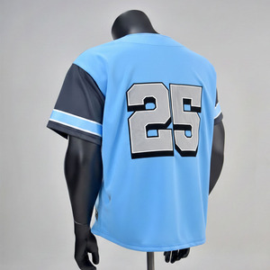 Camiseta Deportiva Personalizada de Fútbol Americano, Estilo Urbano, Cuello en V, Malla con Estampado Digital, Camiseta Retro de Fútbol con Parches Bordados - Product Image 3