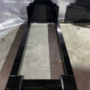 Monuments en granit de couleur noire naturelle, monument en granit élégant pour commémorer les êtres chers - Product Image 1