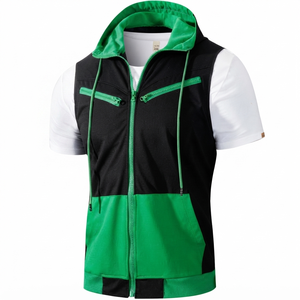 Sudadera sin Mangas para Hombre, Algodón Premium, Ropa Deportiva para Fitness, Fabricante, Marca Privada, Venta al Por Mayor, Sudadera para Hombre - Product Image 1