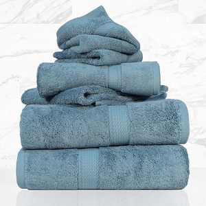 Cotton Pile 6 Piece <b>Towel</b> Set <b>Towels</b>/Washcloths, Ultra Soft Luxury <b>Towels</b> - Product Image 3