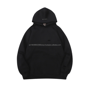 Sweat-shirts à capuche surdimensionnés avec logo réfléchissant imprimé OEM, streetwear, pull personnalisé - Product Image 1