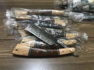 Navaja de Afeitar Plegable Profesional de Alta Calidad para Hombre, Recién Llegada, de Acero Inoxidable Sueco, para Barbería - Product Image 1