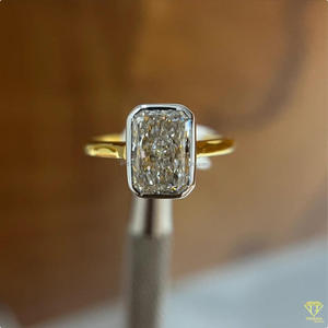 Oval Cut Lab Grown Vintage <b>Solitaire</b> <b>Ring</b> 925 Sterling <b>Silver</b> Rose Gold Plated Prong Set Engagement Wedding Promise <b>Ring</b> for - Product Image 5