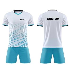 Camiseta de Fútbol para Hombre de Alta Calidad, 100% Poliéster, Transpirable, Ligera, Manga Corta, Uniforme de Entrenamiento, Nombre del Equipo, Verano/Invierno - Product Image 1