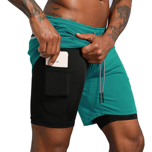 กางเกงยิมแบบกำหนดเอง 2 in 1 พร้อมซับในสำหรับวิ่ง ออกกำลังกาย ฟิตเนส - Product Image 1