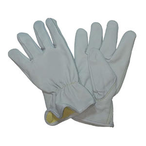 ถุงมือช่างหนังกันลื่นสำหรับหน้าจอสัมผัส ข้อมือยืดหยุ่น 11 ออนซ์ ปราศจากน้ำยาง รับสกรีนโลโก้ สำหรับงานสวนและก่อสร้าง - Product Image 4