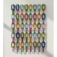 Adornos de Pared Verticales de Cadena Acrílica Ecológicos de Estilo Art Deco Moderno de ILAHI, Decoración Colgante Hecha a Mano, Ornamental para Cumpleaños y Ramadán - Product Image 6