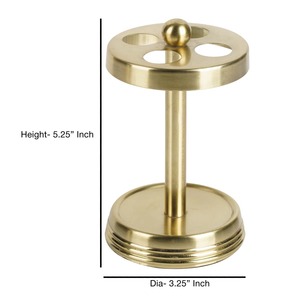 Accesorios de Baño Contemporáneos en Oro Cepillado, Ideales para una Vida Organizada y un Estilo de Baño Premium, Hechos a Mano en India - Product Image 3