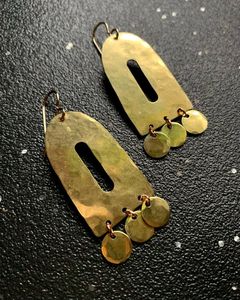 Pendientes de Aro de Latón de Moda, Estilo Vintage, para Bodas, Fiestas, Tendencia de Lujo, Boho, Joyería Étnica para Mujer - Product Image 5