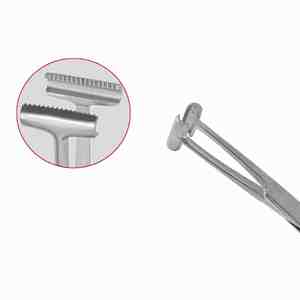 Pinces hémostatiques ergonomiques Pratt-Smith pour instruments chirurgicaux dentaires, en métal/acier, pour la préhension des tissus hémorroïdaires - Product Image 3