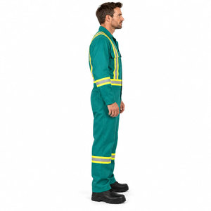 Overol de Seguridad Industrial para Hombre, Alta Visibilidad, Impermeable, Talla Grande, Transpirable, Resistente, Uniforme de Trabajo Protector - Product Image 4