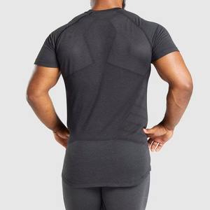 T-shirt de sport formel pour homme sur mesure 100 % coton écologique respirant coupe ample commandes OEM - Product Image 3