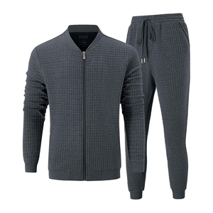 Trending Men’s Cotton Sports <b>Set</b> | Custom Heat Press 2-Piece Tracksuit for Fitness & Teams - Product Image 2