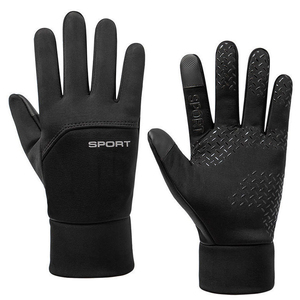 Guantes de Motocross Térmicos de Invierno con Logotipo Personalizado, Impermeables, Antideslizantes, con Pantalla Táctil, Cálidos, para Motociclismo, Ciclismo, Actividades al Aire Libre, con Gancho para Dedos Completos - Product Image 1
