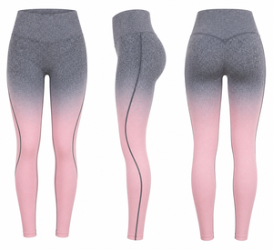 Leggings pour femmes SALSTAR SPORTS, nouveau design unique, respirant, antibactérien, respectueux de l'environnement, en spandex/polyester, longueur intégrale, taille mi-haute - Product Image 1