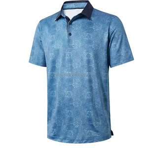 Golf de manga corta de verano para hombre personalizable más vendida para camisetas de polo de secado rápido y precio de fábrica impreso - Product Image 2