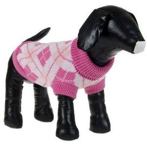 Maglione per Animali Domestici Stile Argyle a Coste, Abbigliamento Alla Moda e Elegante per il Tuo Amico Peloso - Product Image 5