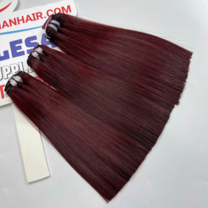 Proveedor de cabello virgen, cabello liso natural en trama, paquete de cabello virgen de doble capa, color ombre, cabello humano vietnamita - Product Image 1