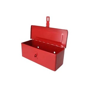 Boîte à outils en acier 825633M91 compatible avec les tracteurs Massey Ferguson 35, 35X, 135, 140, 148, 165, 175, 185 - Compartiment de rangement pour pièces de rechange - Product Image 1