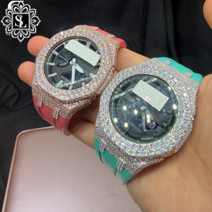 Montre de luxe carrée à quartz en acier inoxydable, style hip-hop, très demandée, étanche, pour fêtes, vente en gros - Product Image 4