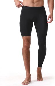 Road box Mallas de compresión de una pierna para hombre, pantalones de compresión de media pierna, leggings deportivos de capa base con bolsillos - Product Image 3