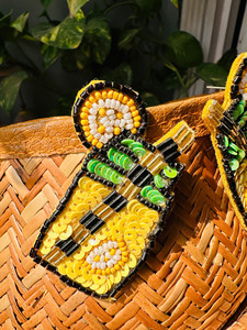 Pendientes Colgantes Hechos a Mano con Cuentas Bordadas Multicolor, Tamaño Personalizado, Clásicos, de Moda para Fiestas, Unisex, Directo de la India - Product Image 4