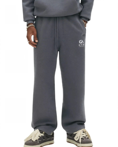 Conjunto Deportivo de Dos Piezas para Hombre, Sudadera con Capucha y Pantalones Acampanados, Diseño de Algodón de Alta Calidad, Resistente al Viento, para Invierno - Product Image 2